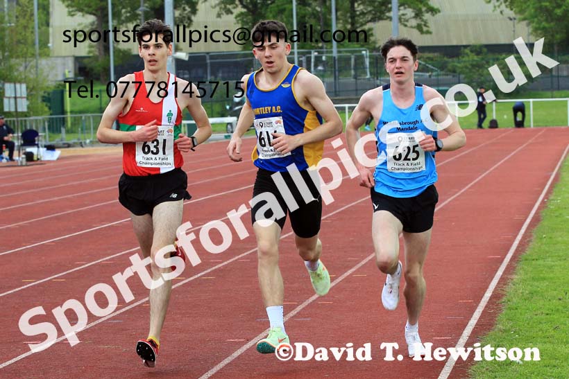 Mens Under-20s 5000 metres 2023 North Eastern Track and Field Champs., Middlesbrough Sports Village, Middlesbrough. Photo: David T. Hewitson/Sports for All Pics